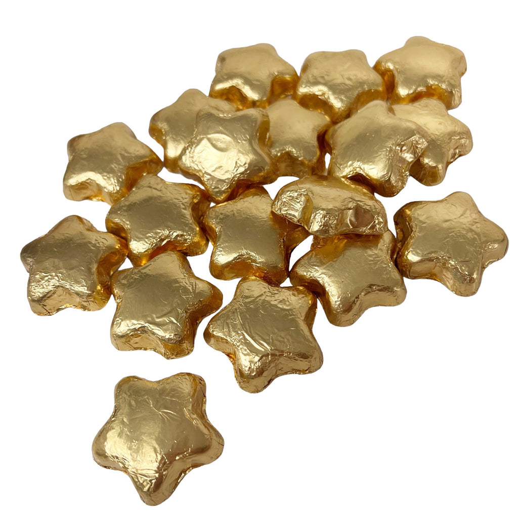 Milk Chocolate Foil Stars