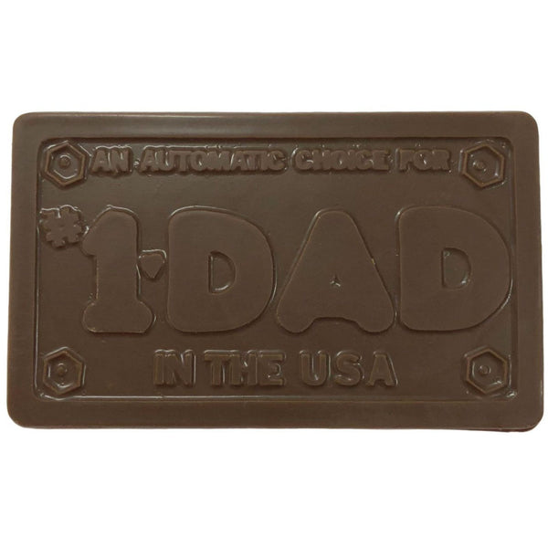 #1 Dad License Plate Bar