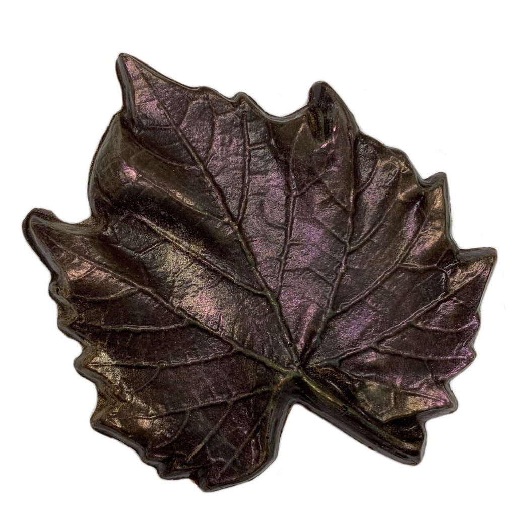 Lustered Maple Leaf (Flat)- Extra Dark 72% Cocoa